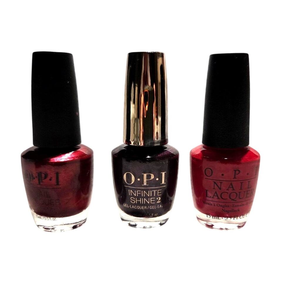 Lot 3 NEW OPI Nail Polish Red Vampsterdam Im not Really a Waitress
